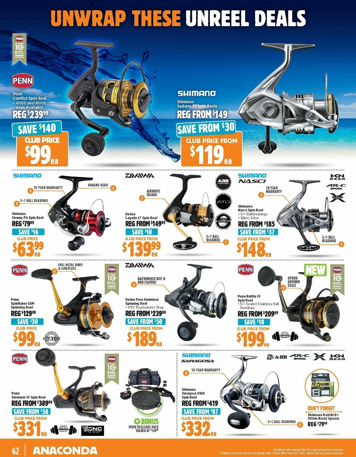 Anaconda Catalogues from 3 December