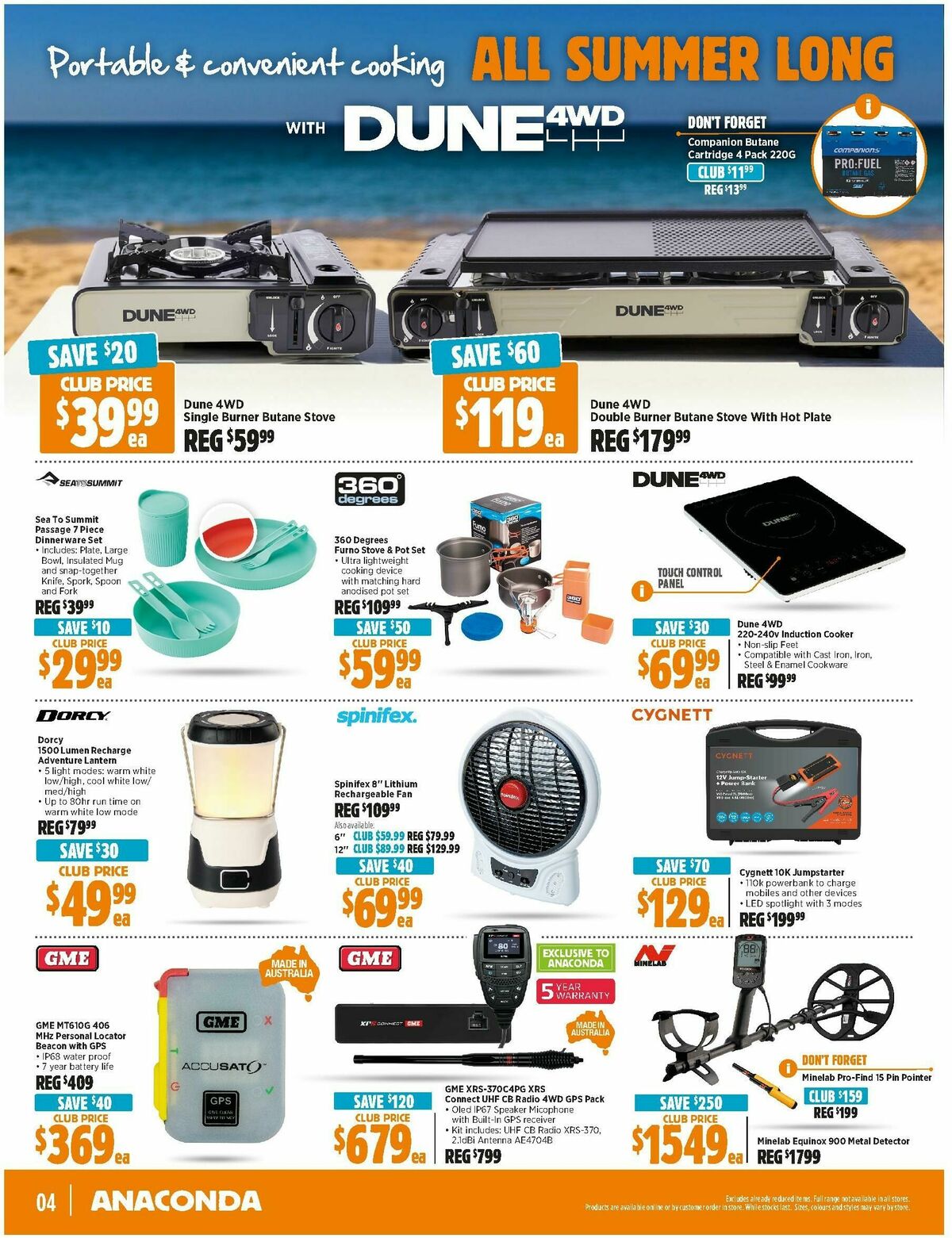 Anaconda Catalogues from 28 January