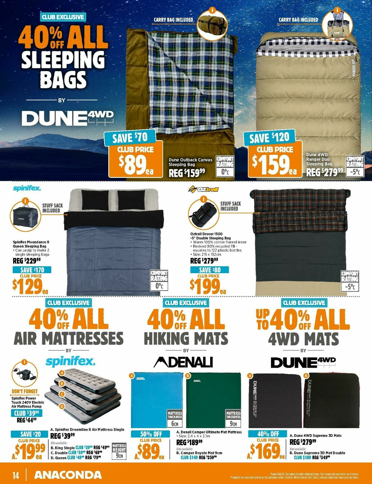 Anaconda Catalogues from 24 February