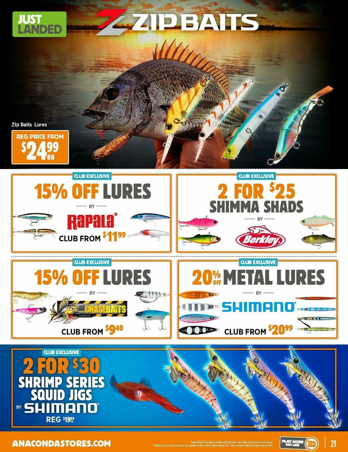 Anaconda Catalogues from 24 February