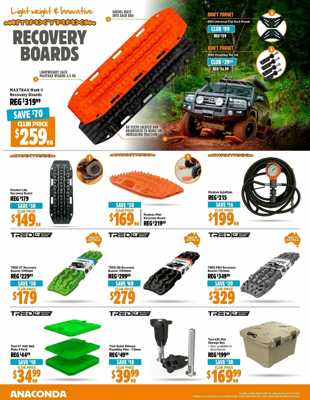 Anaconda Catalogues from 17 March