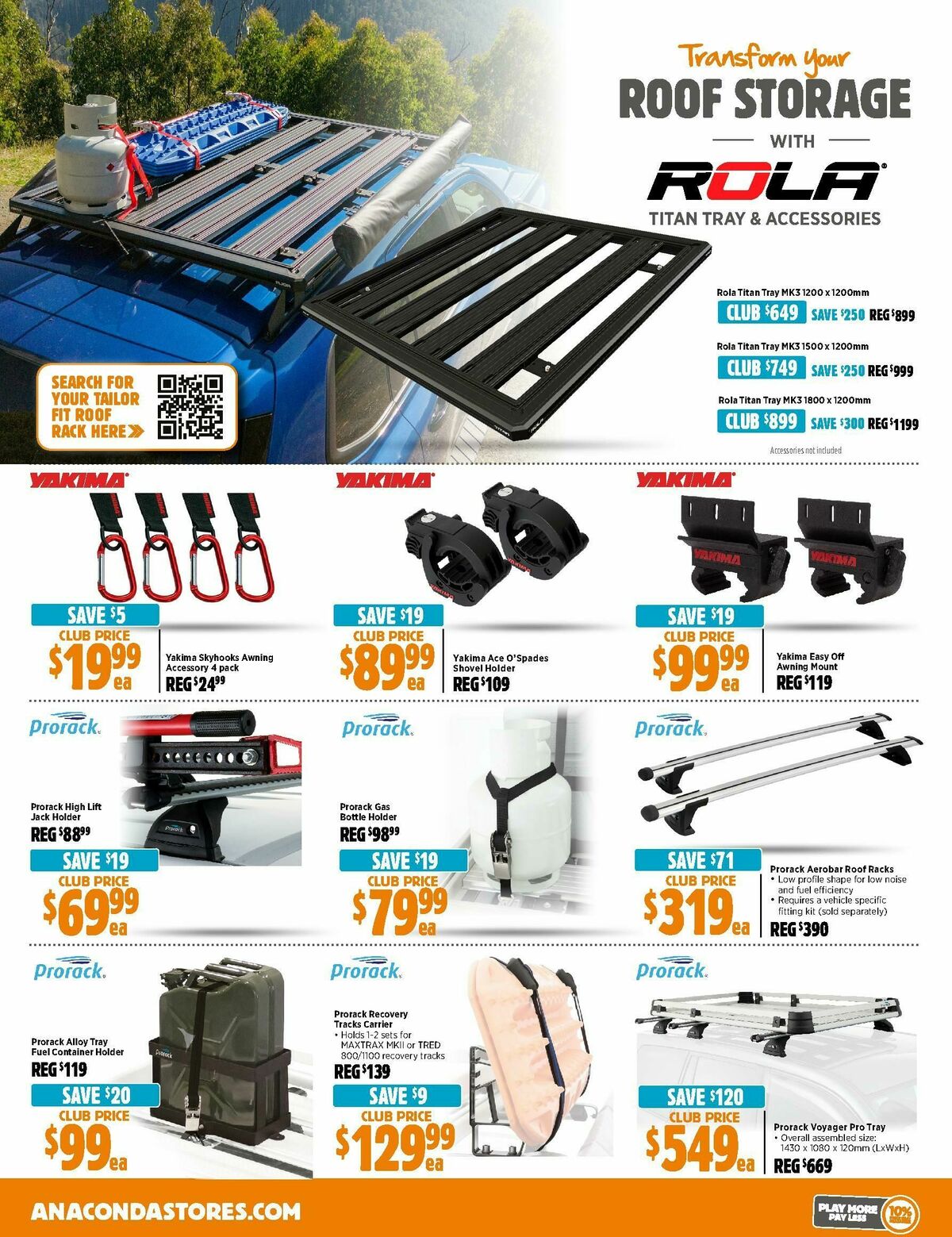 Anaconda Catalogues from 17 March