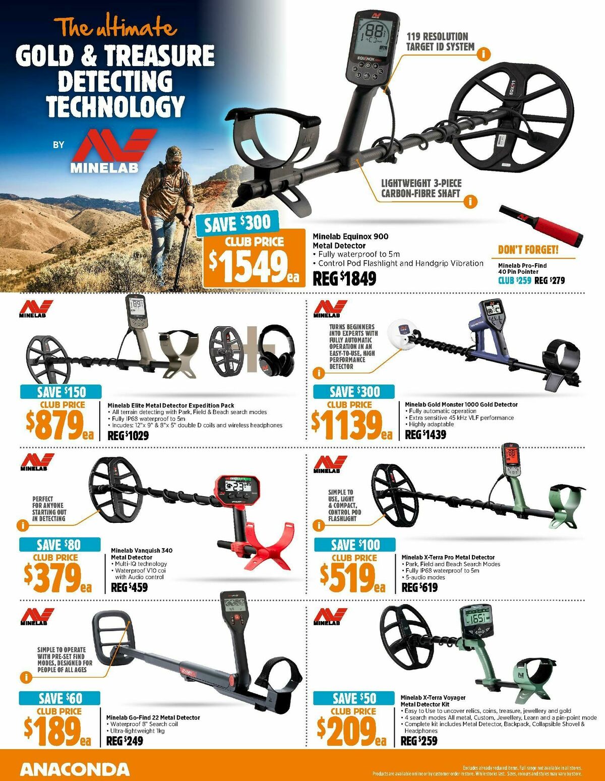 Anaconda Catalogues from 17 March