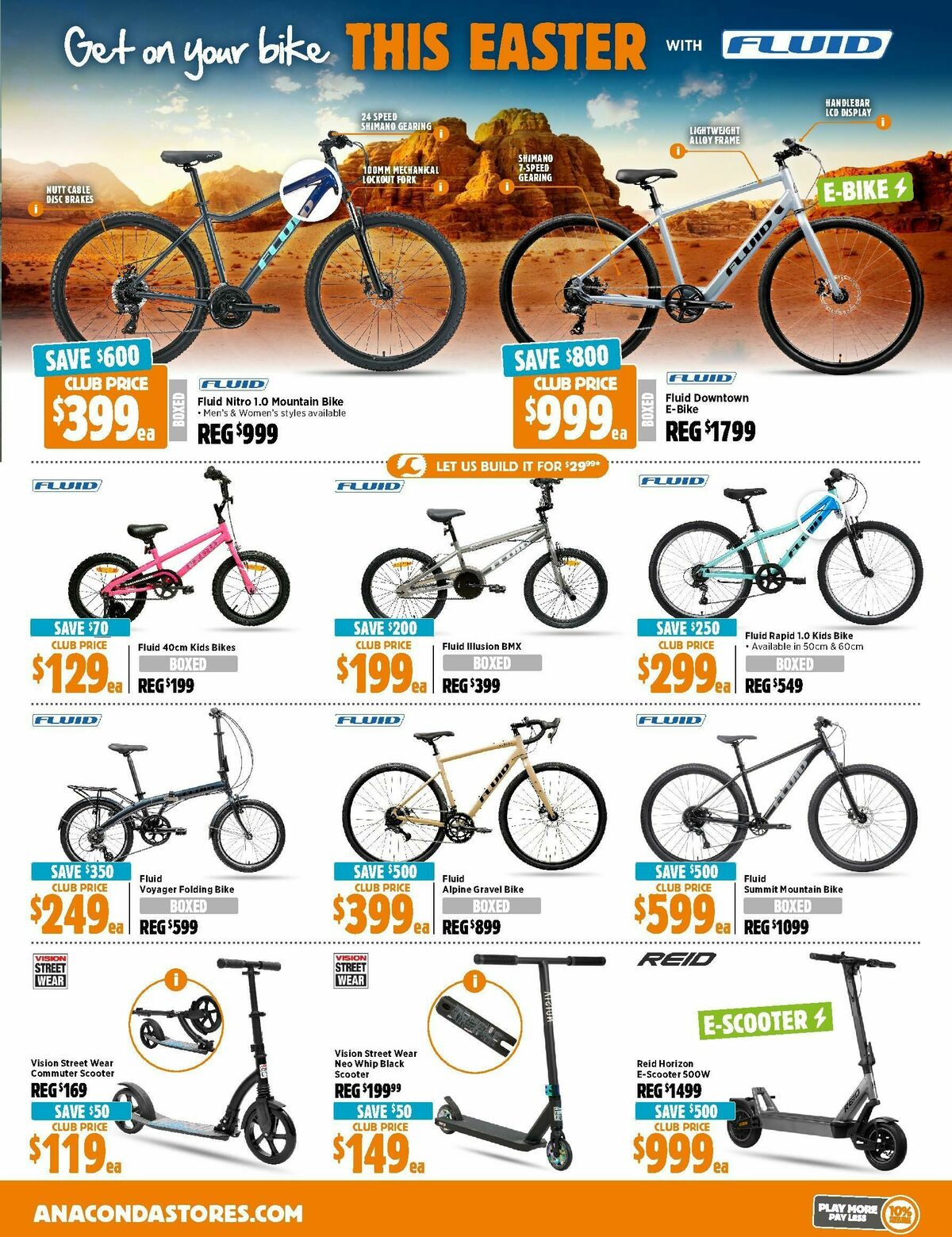 Anaconda Catalogues from 17 March