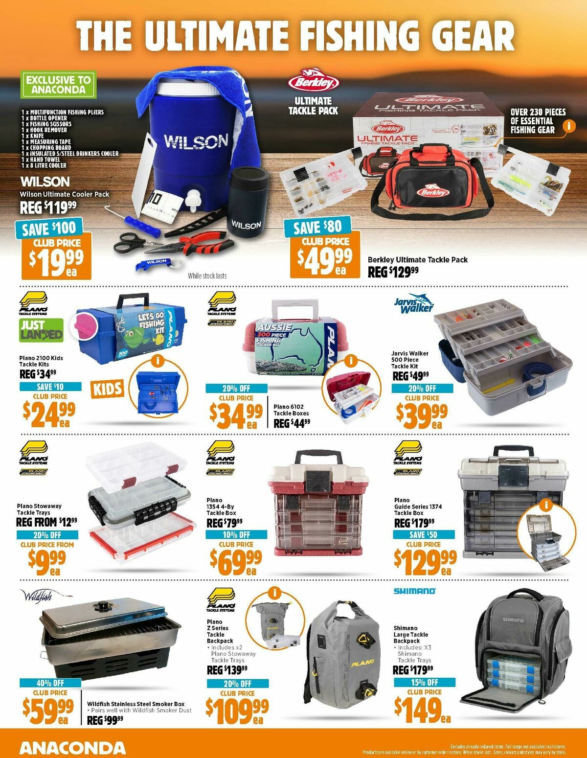 Anaconda Catalogues from 17 March