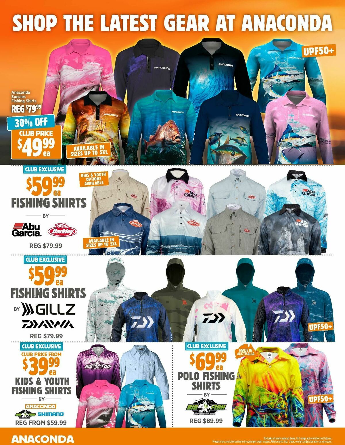 Anaconda Catalogues from 17 March