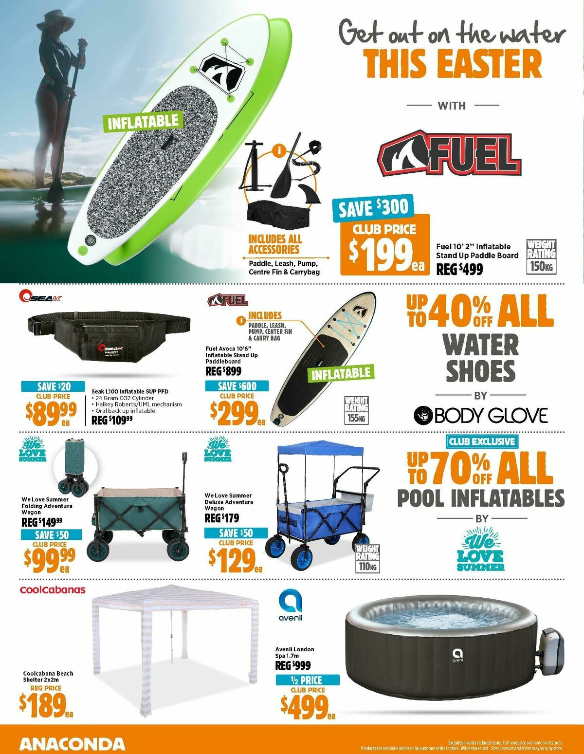 Anaconda Catalogues from 17 March