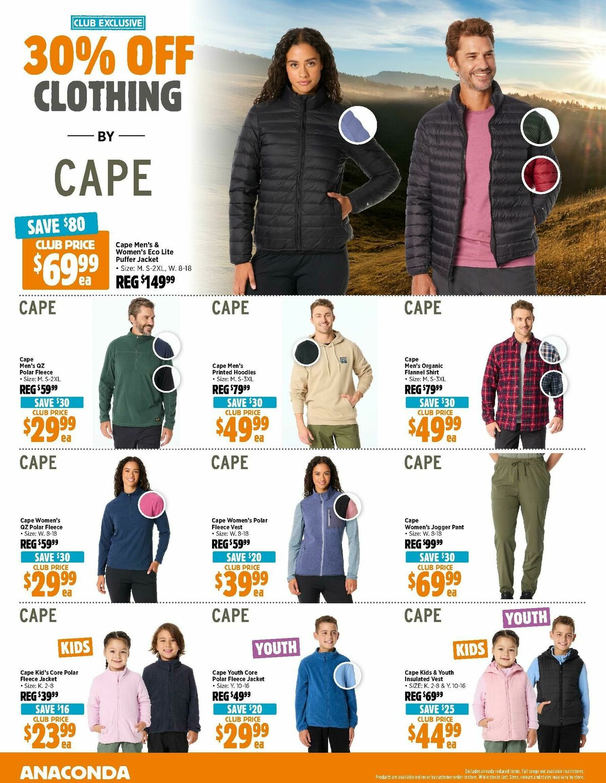 Anaconda Catalogues from 17 March