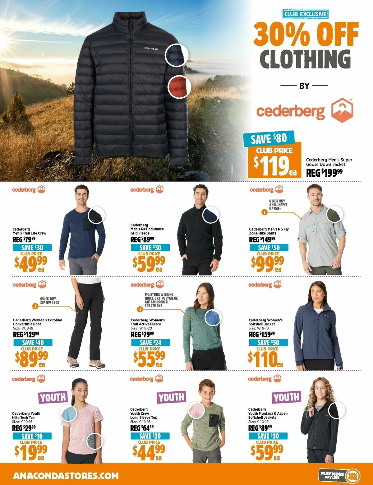 Anaconda Catalogues from 17 March