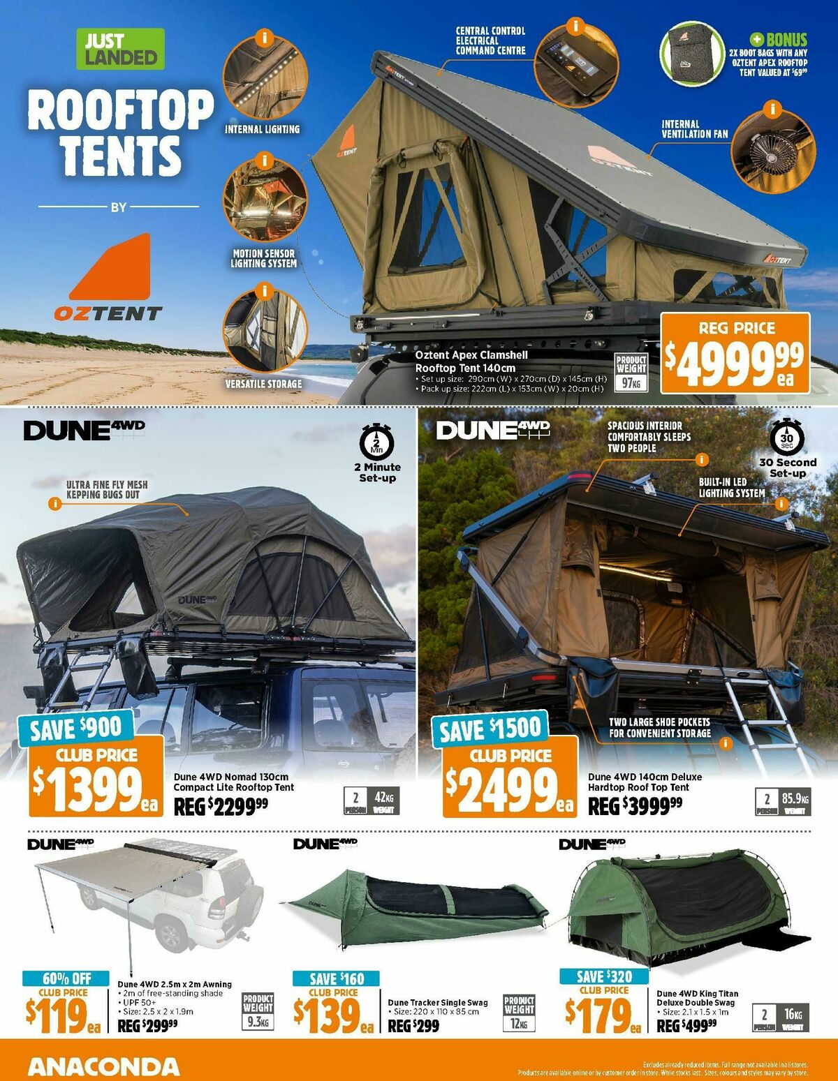 Anaconda Catalogues from 17 March