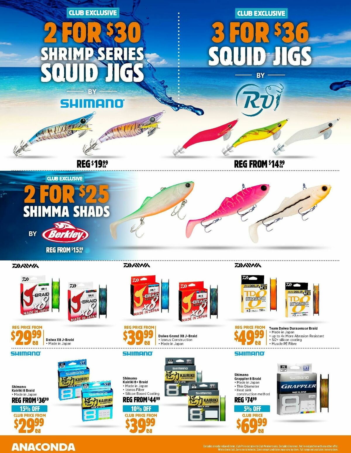 Anaconda Catalogues from 28 April