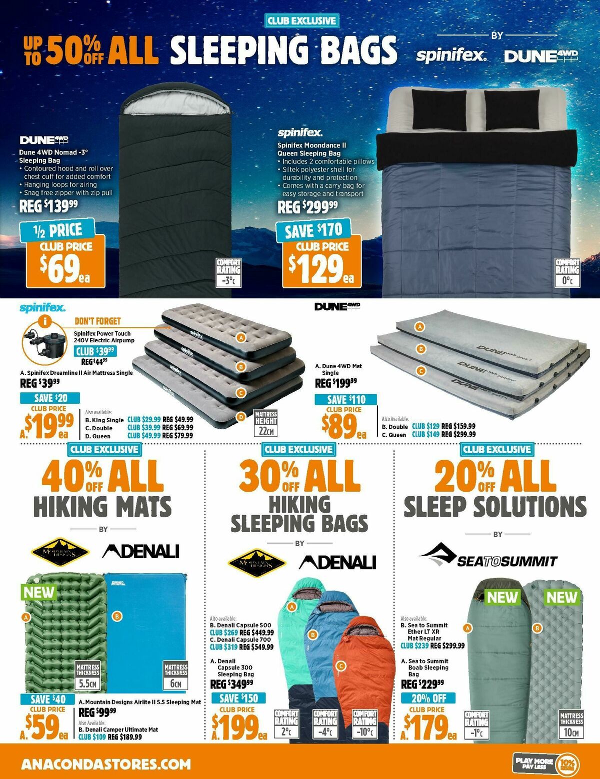 Anaconda Catalogues from 28 April