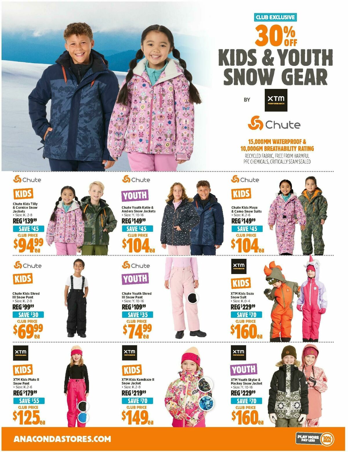 Anaconda Catalogues from 28 April