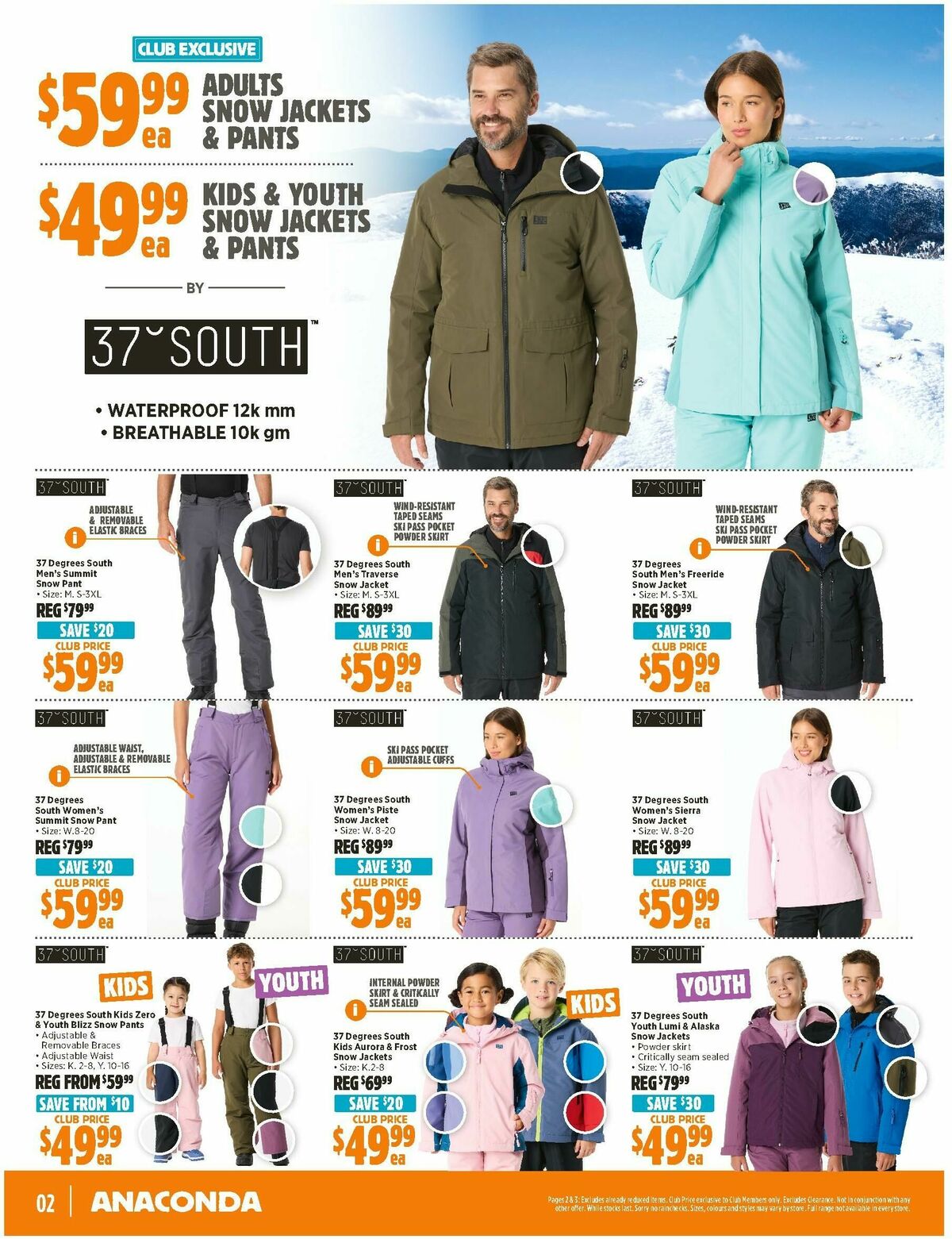 Anaconda Catalogues from 10 June