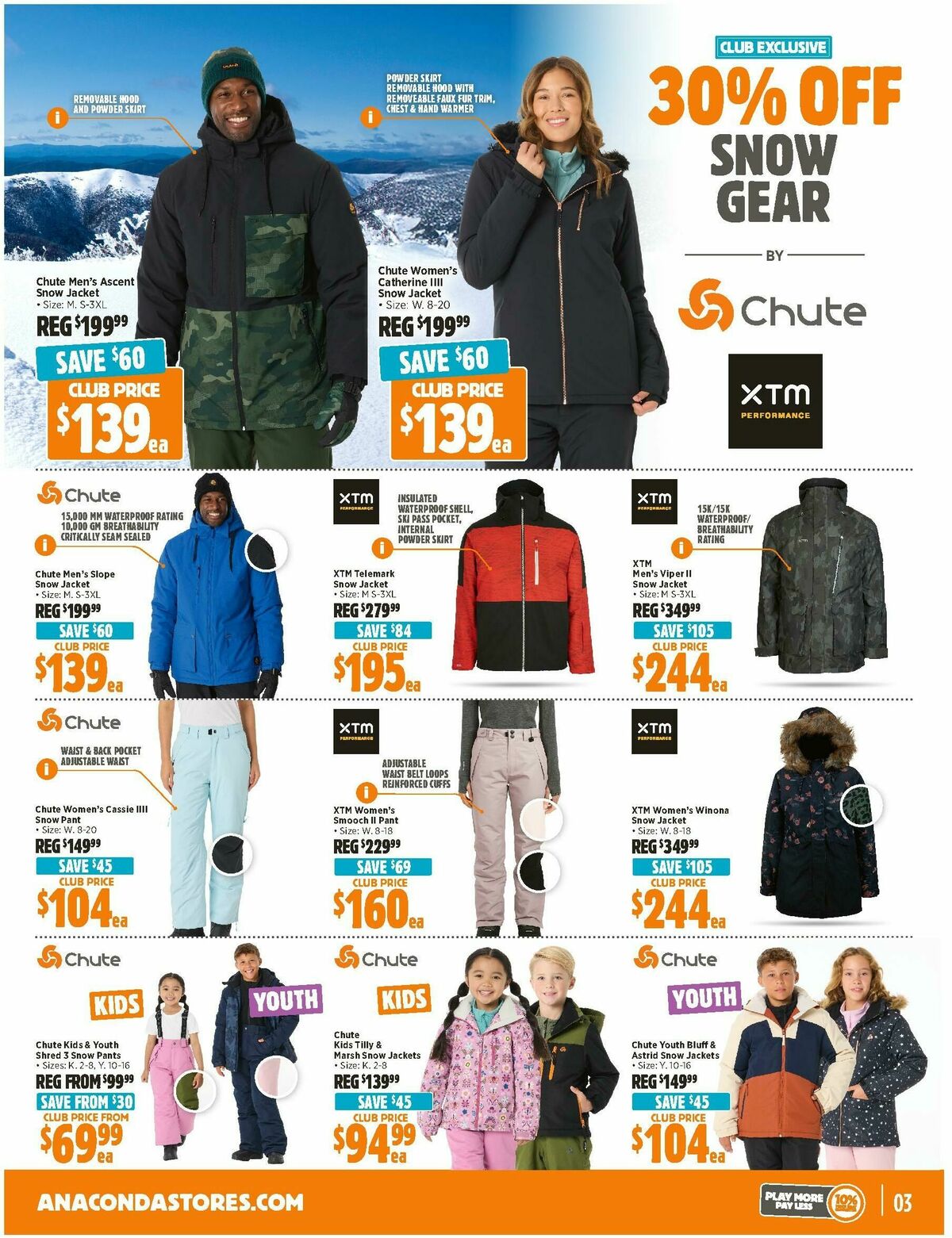 Anaconda Catalogues from 10 June