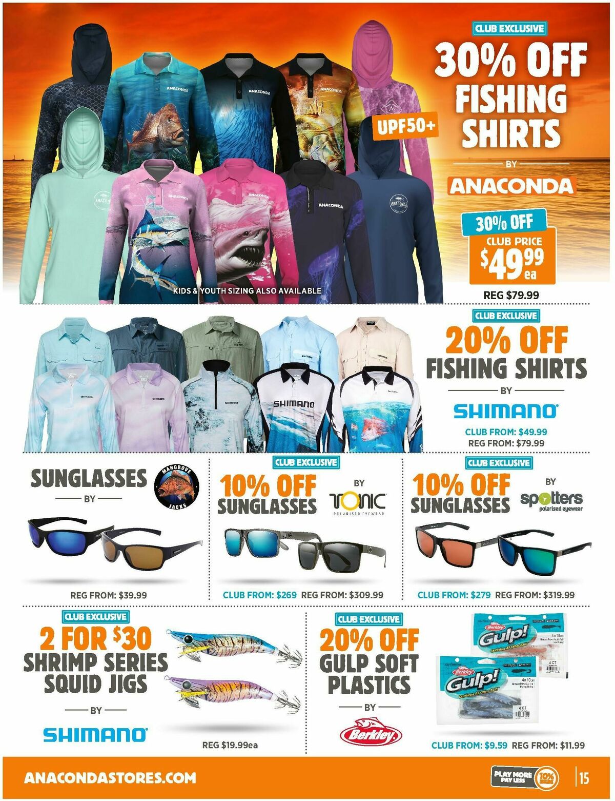 Anaconda Catalogues from 7 July