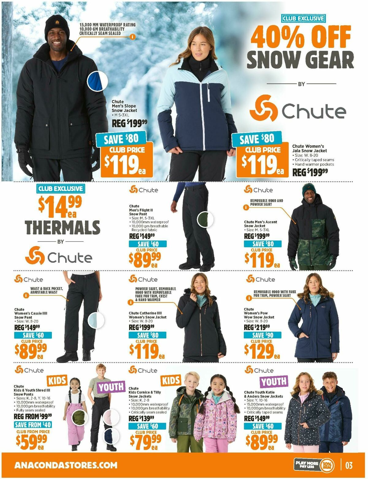 Anaconda Catalogues from 7 July