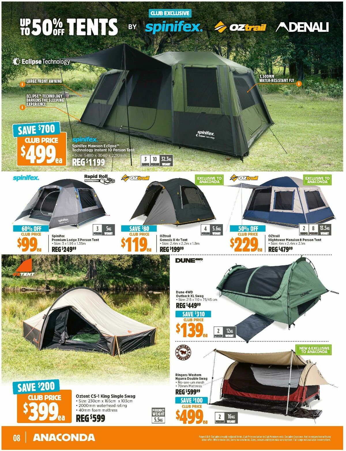 Anaconda Catalogues from 7 July