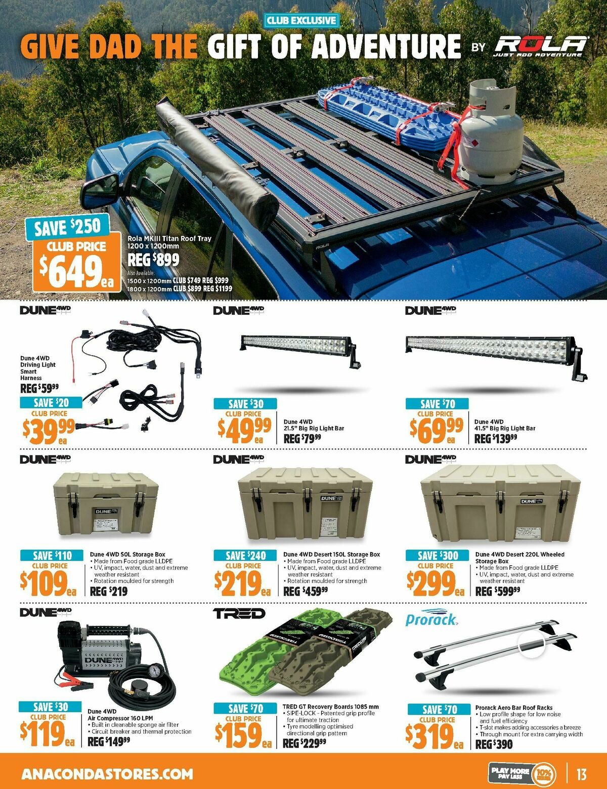 Anaconda Catalogues from 11 August