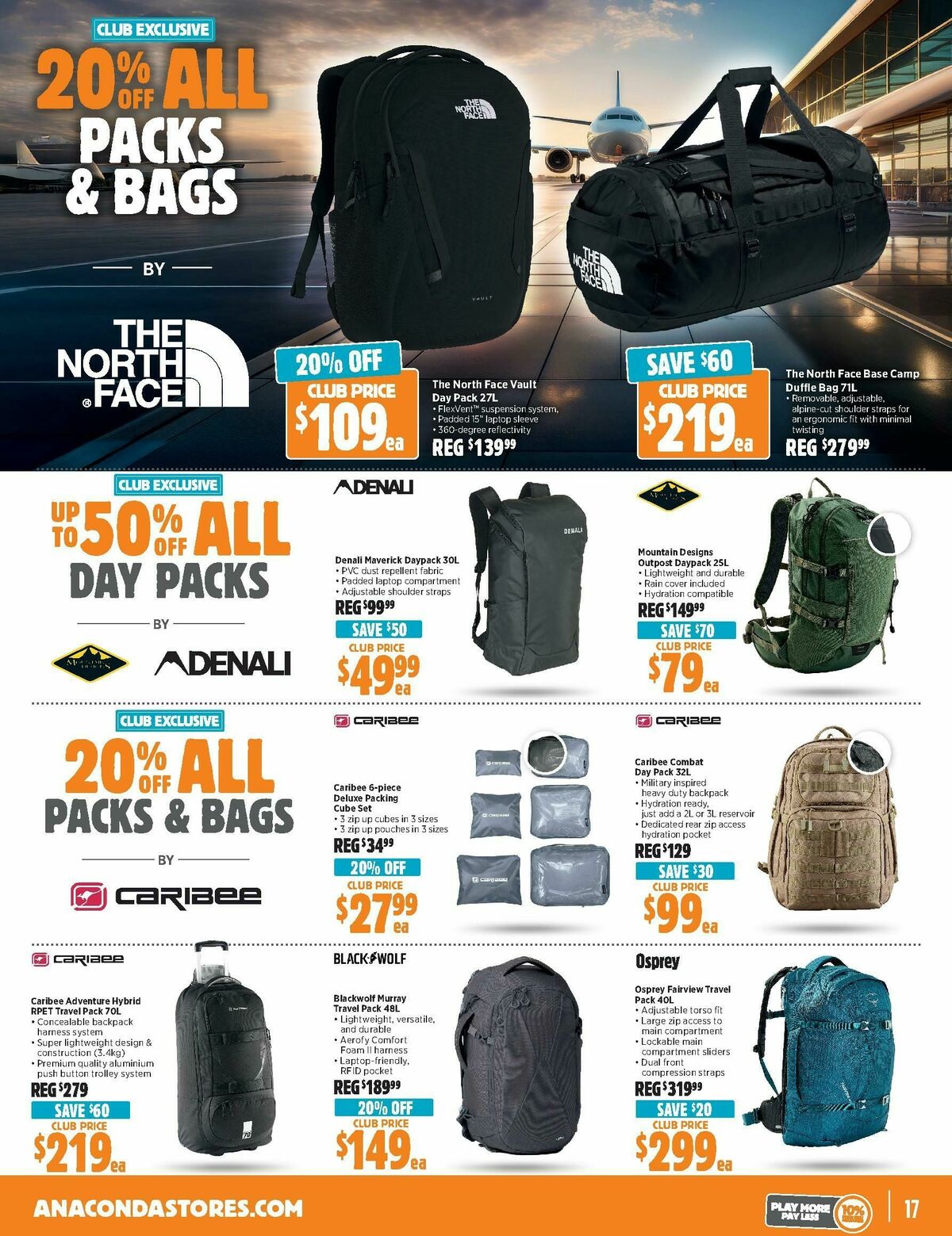 Anaconda Catalogues from 11 August