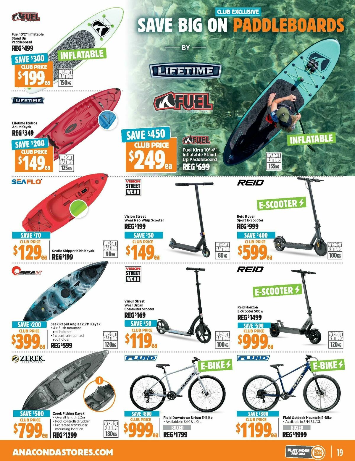 Anaconda Catalogues from 11 August