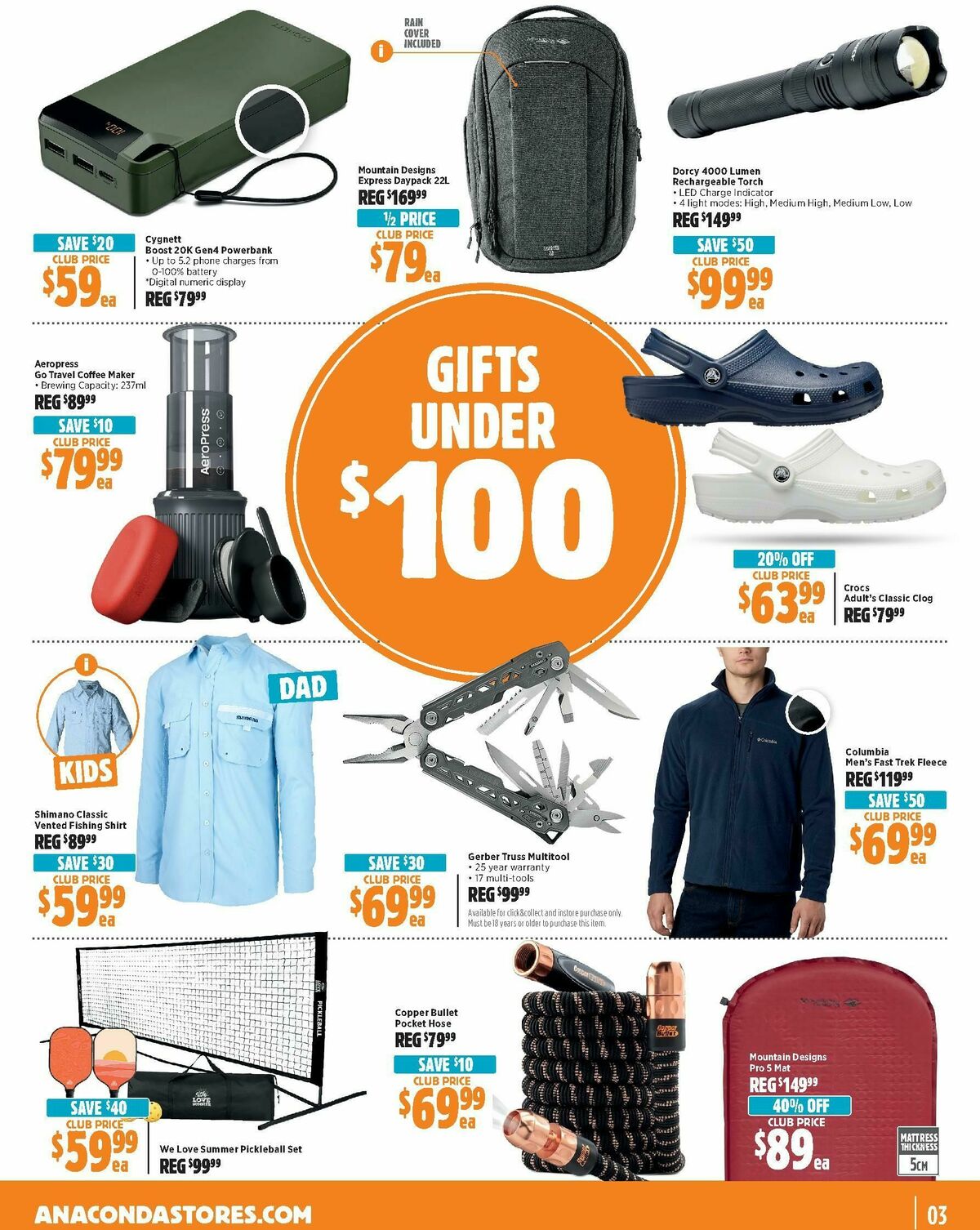 Anaconda Catalogues from 11 August