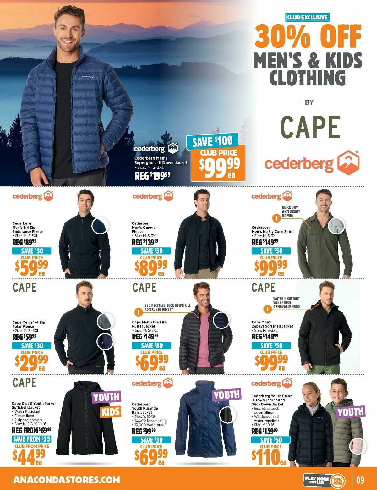 Anaconda Catalogues from 11 August