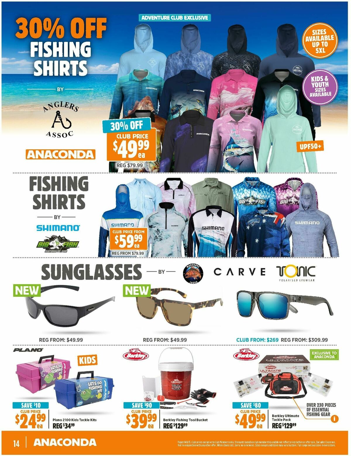 Anaconda Catalogues from 8 September