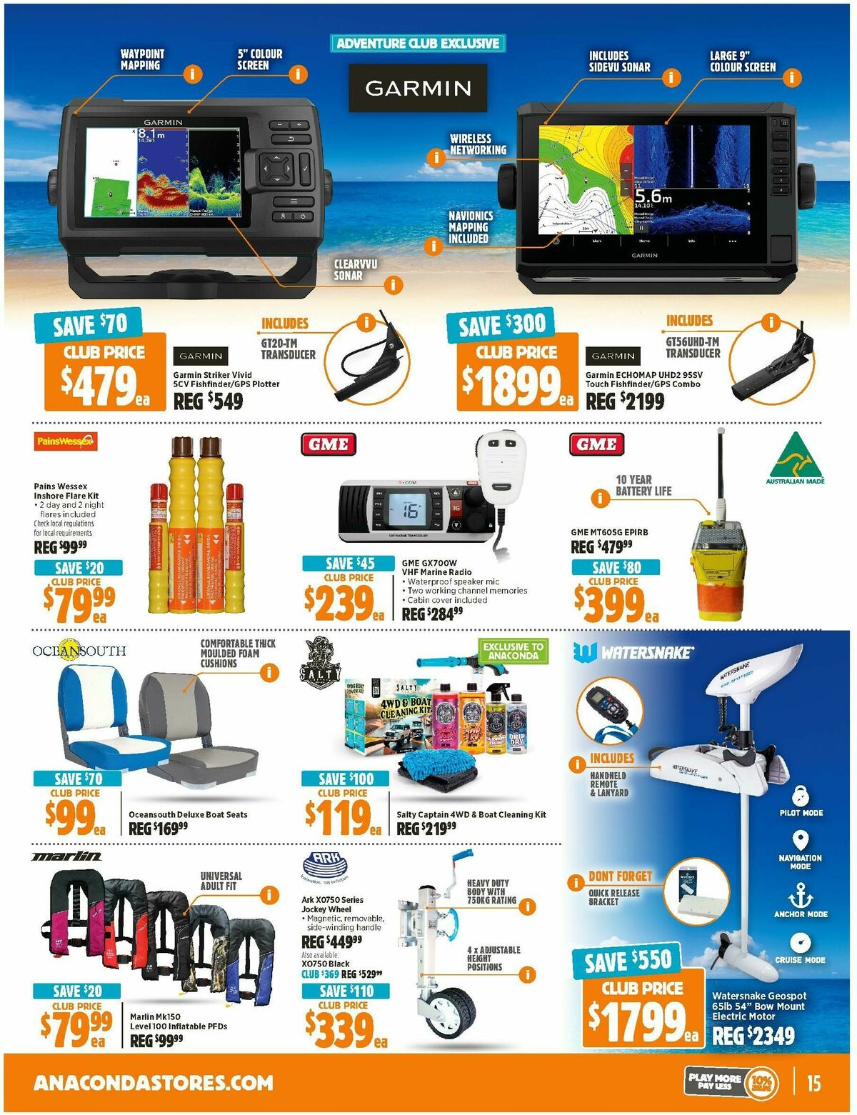 Anaconda Catalogues from 8 September