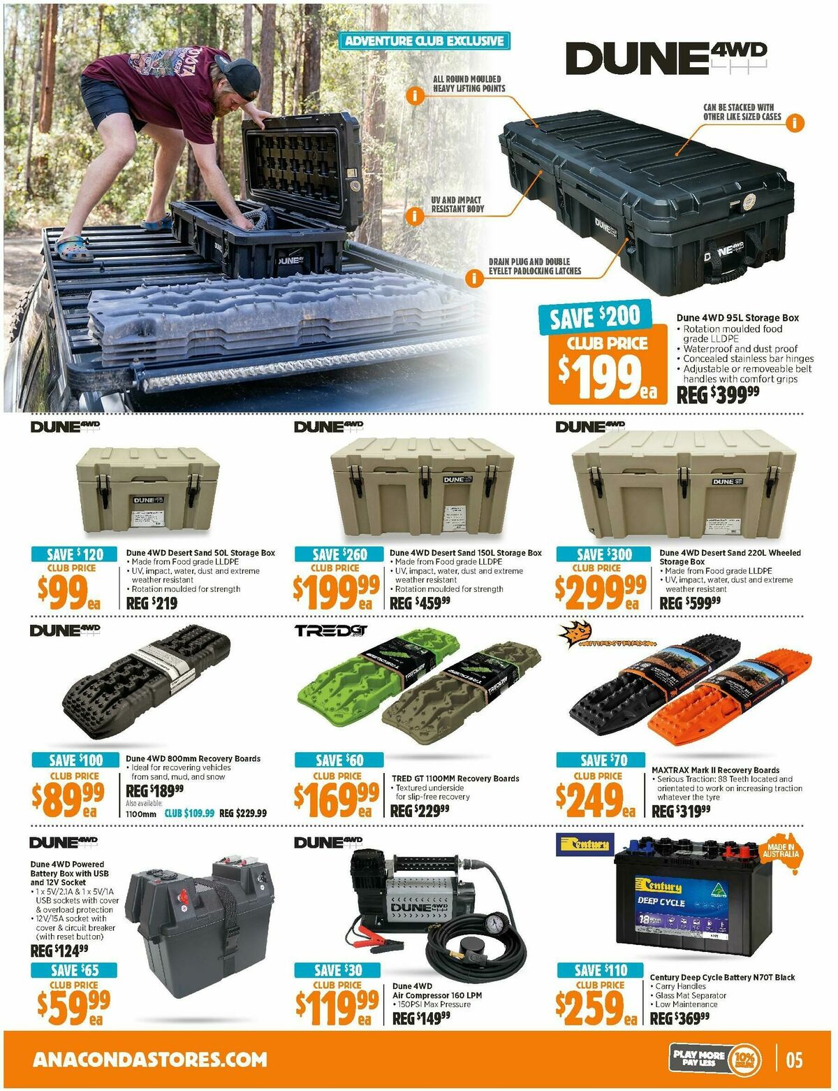 Anaconda Catalogues from 8 September