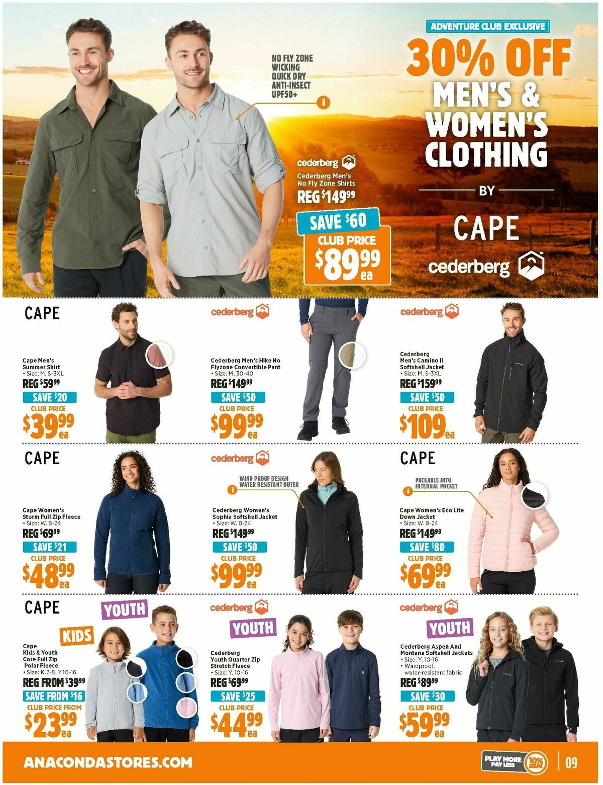 Anaconda Catalogues from 8 September