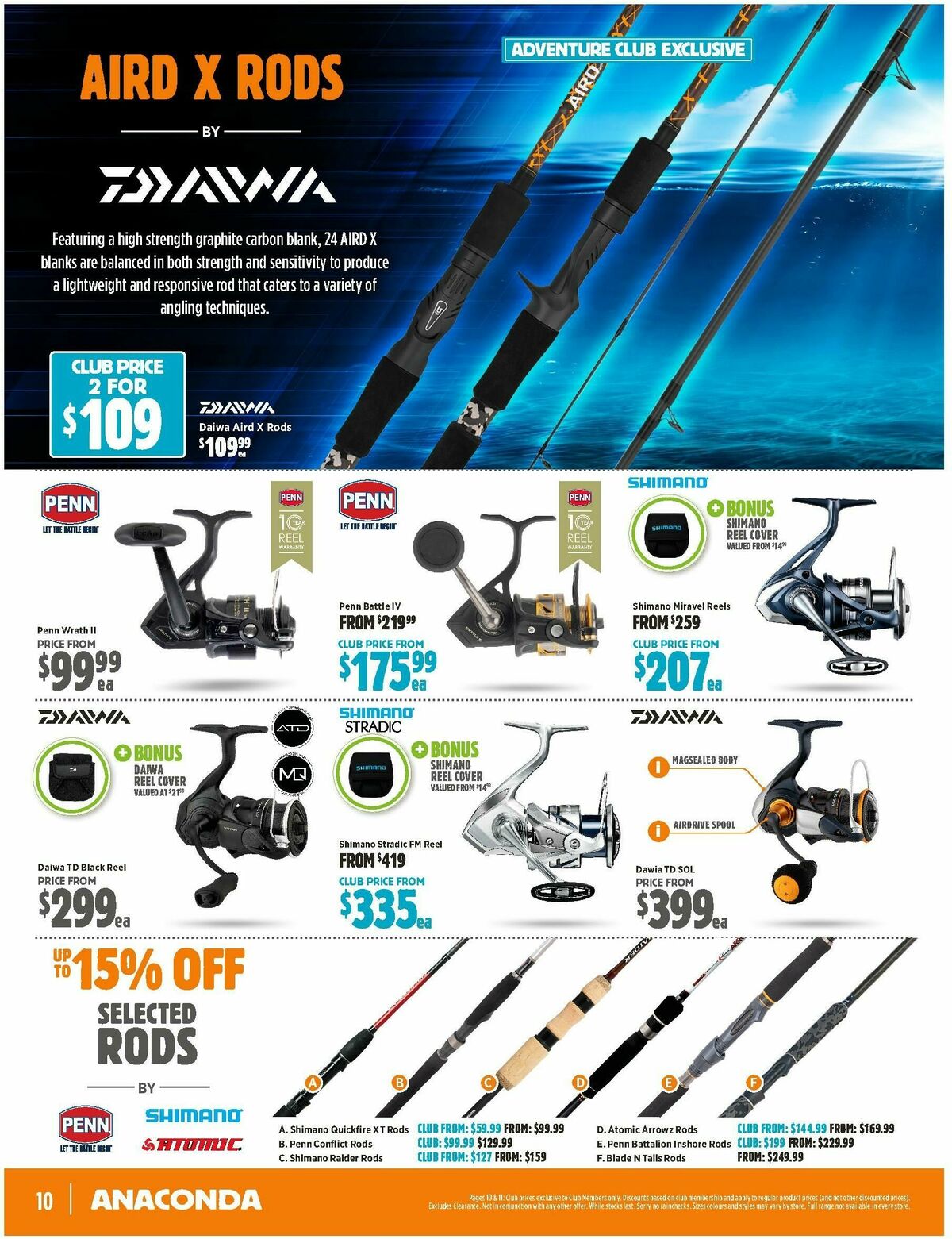 Anaconda Catalogues from 7 October