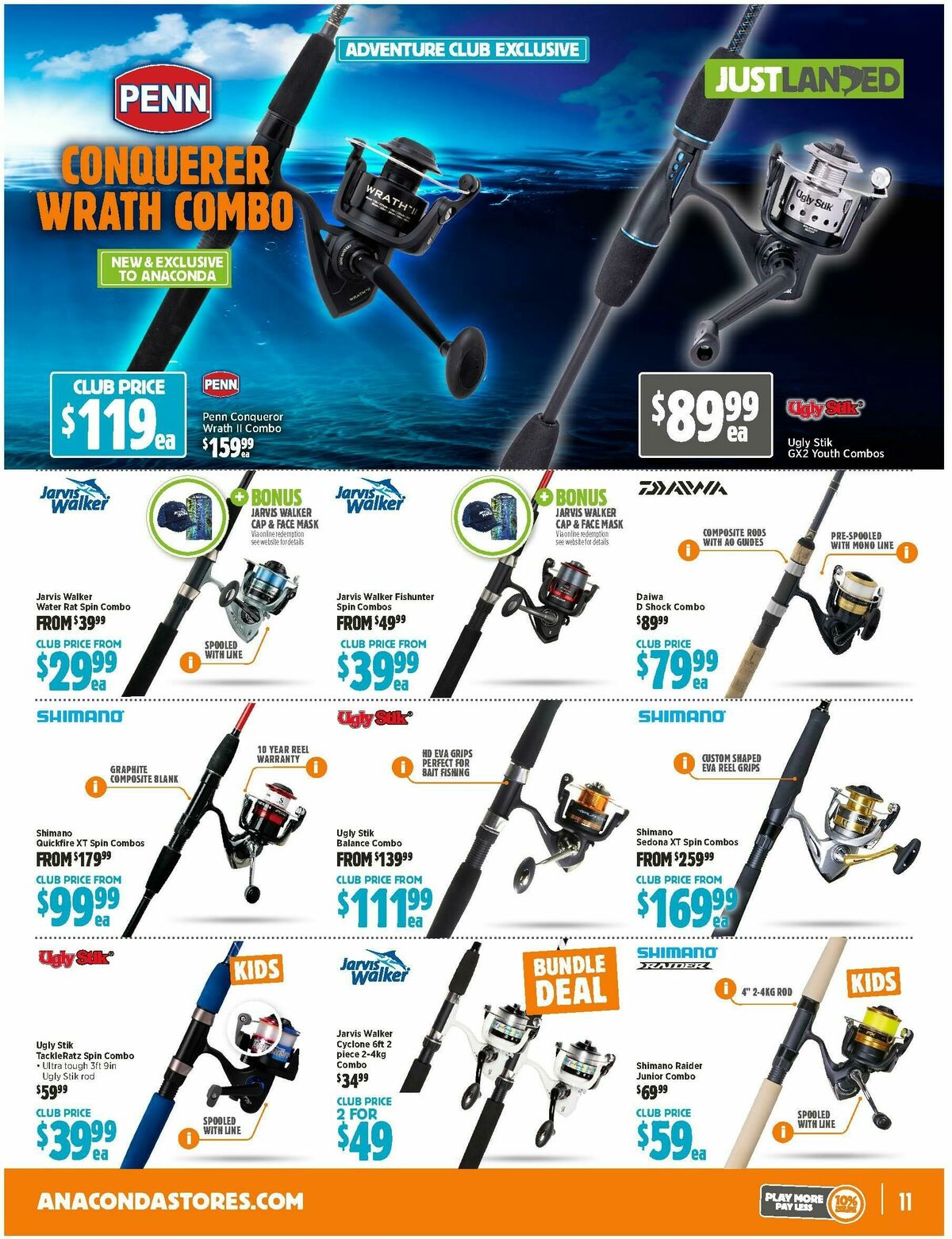 Anaconda Catalogues from 7 October