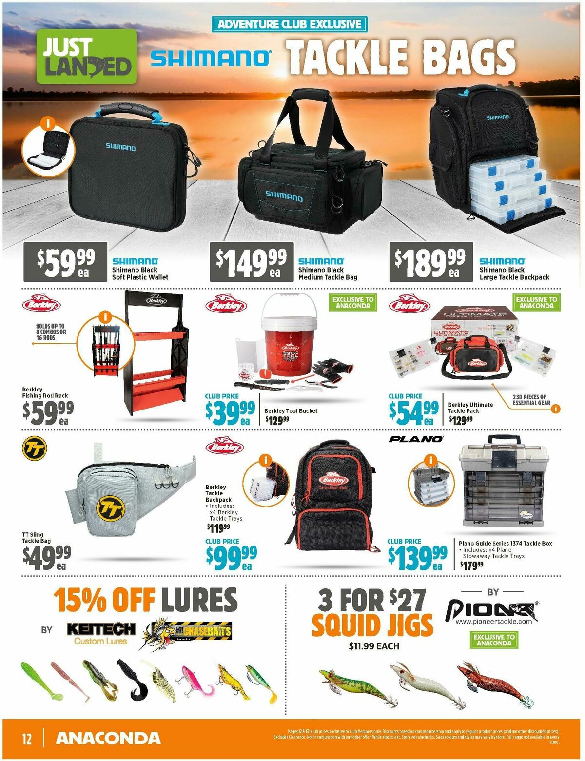 Anaconda Catalogues from 7 October