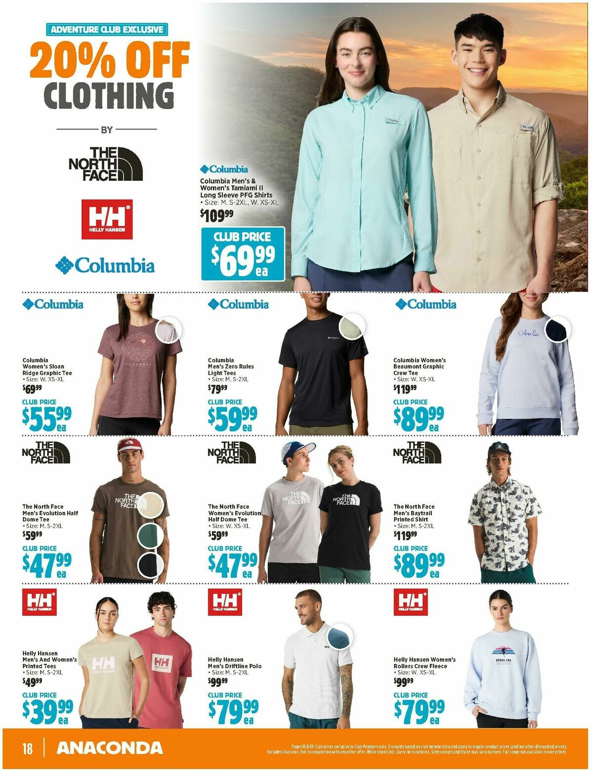 Anaconda Catalogues from 7 October