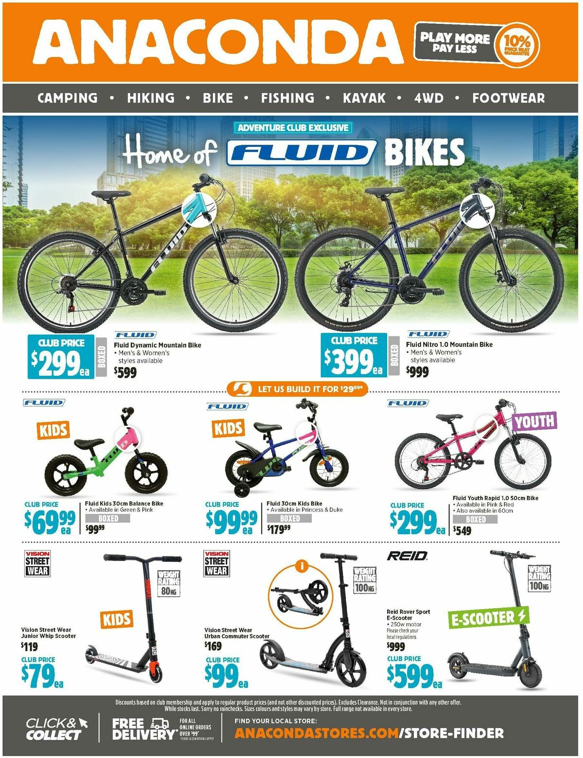 Anaconda Catalogues from 7 October