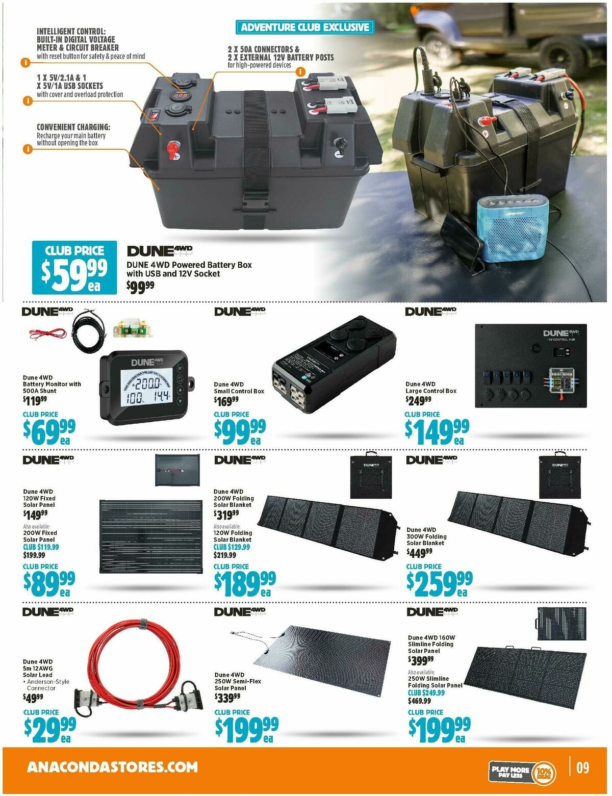 Anaconda Catalogues from 7 October