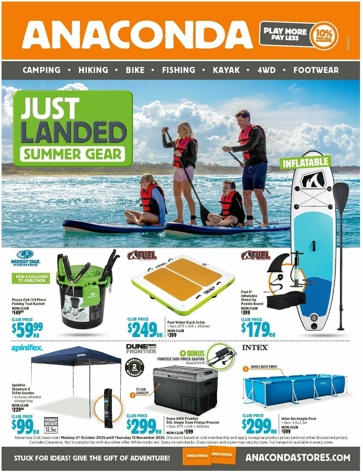 Anaconda Catalogues from 27 October