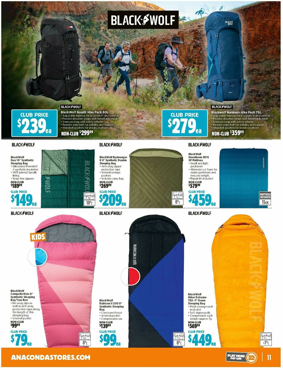 Anaconda Catalogues from 27 October