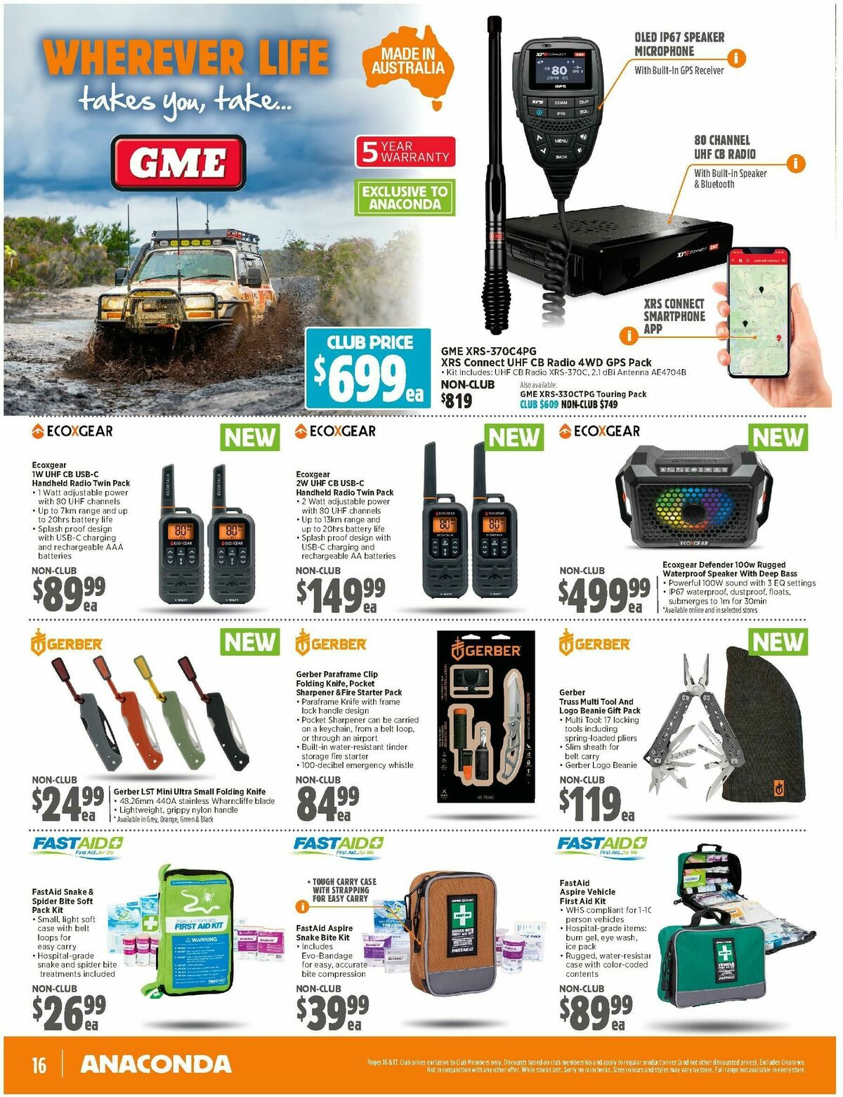 Anaconda Catalogues from 27 October