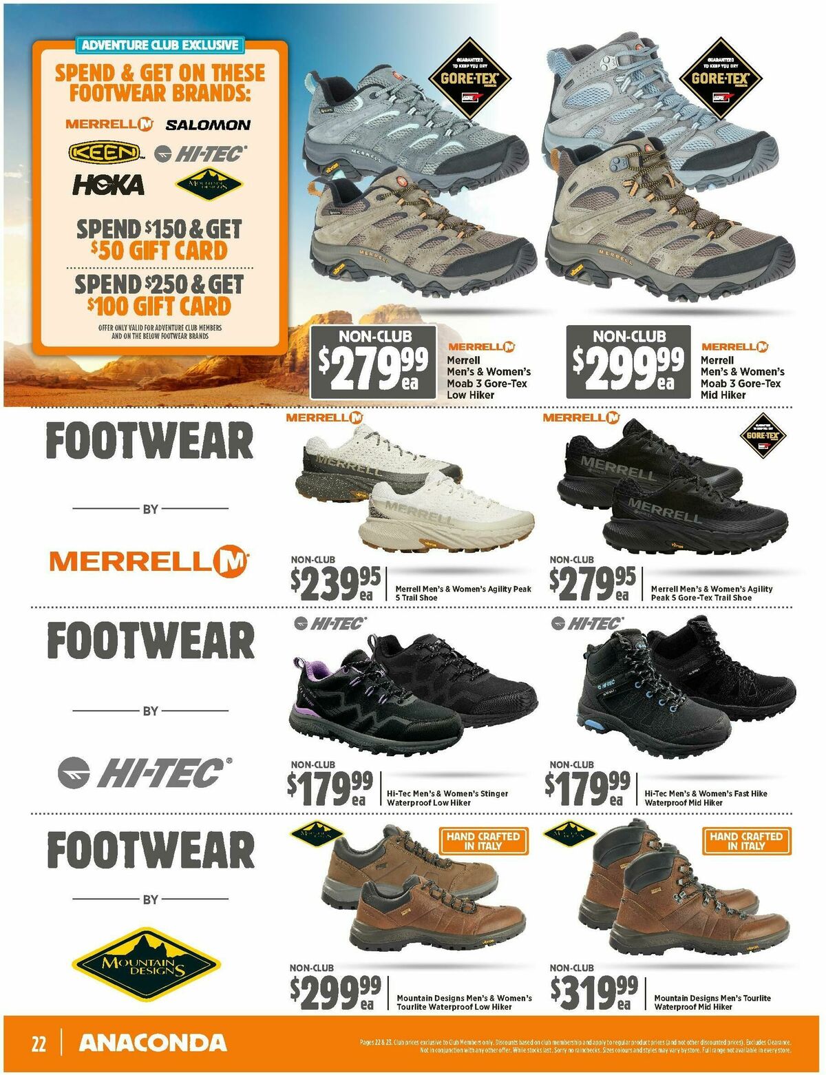 Anaconda Catalogues from 27 October