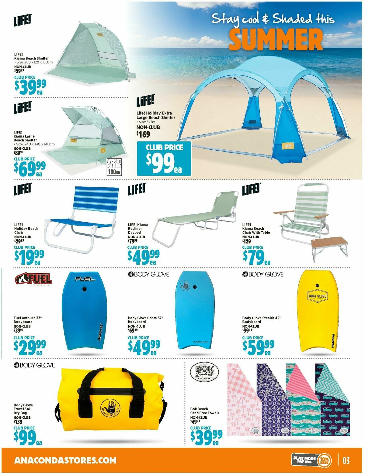 Anaconda Catalogues from 27 October