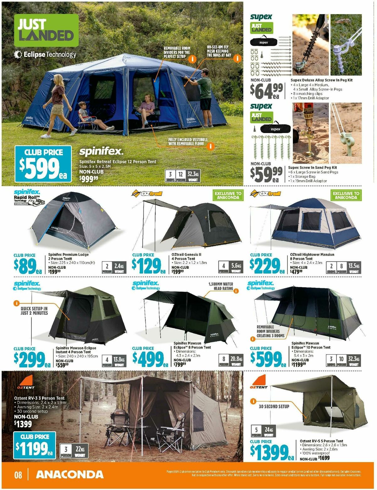 Anaconda Catalogues from 27 October