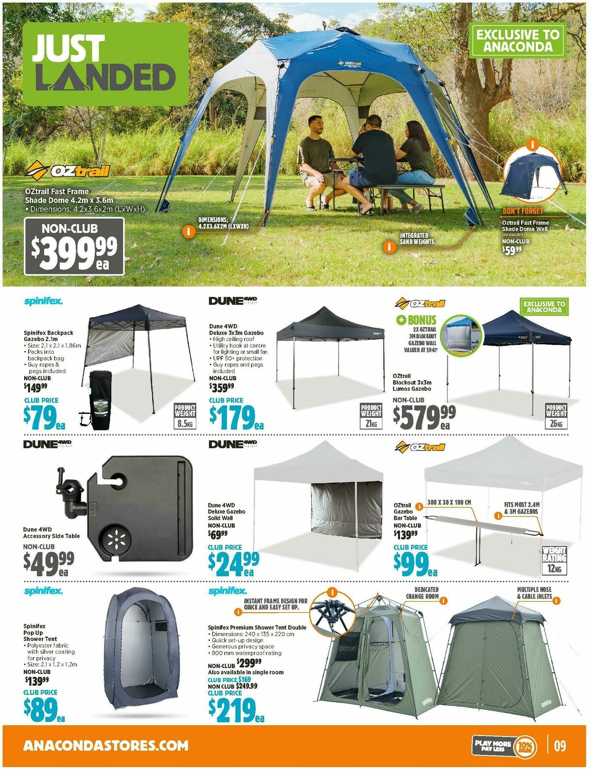 Anaconda Catalogues from 27 October