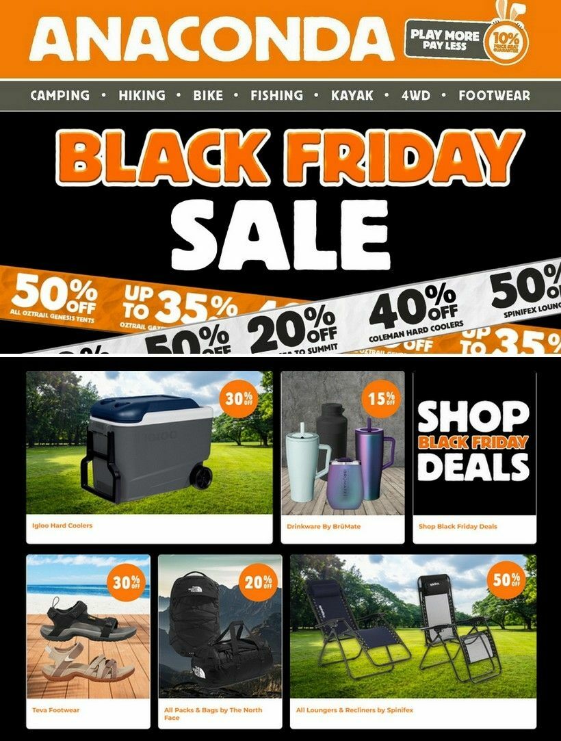 Anaconda Catalogues from 14 November