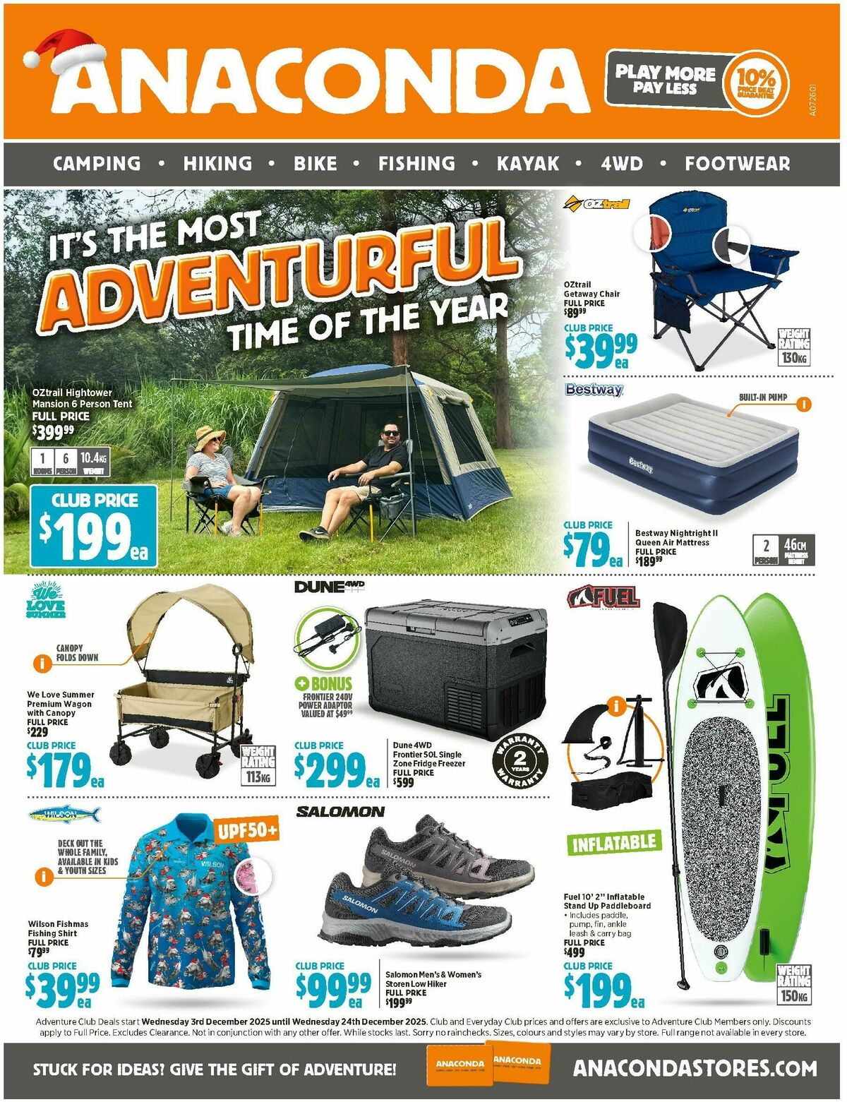 Anaconda Catalogues from 3 December