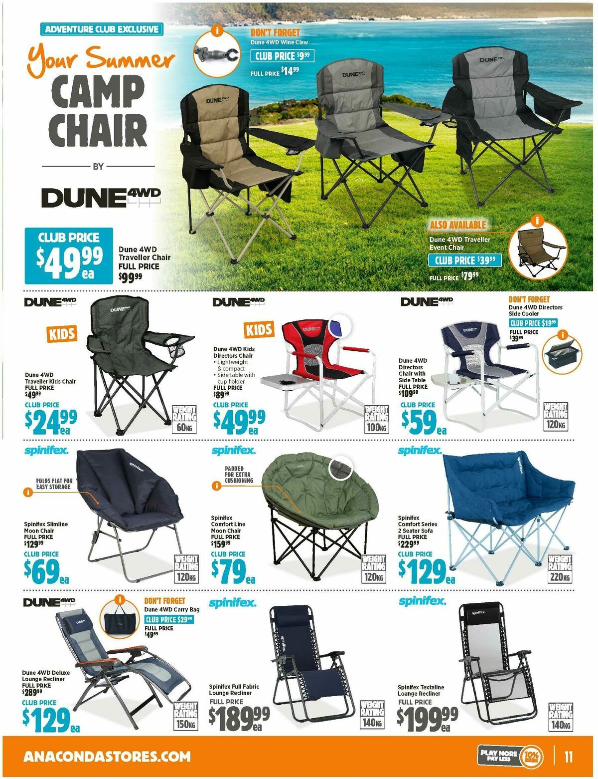 Anaconda Catalogues from 3 December