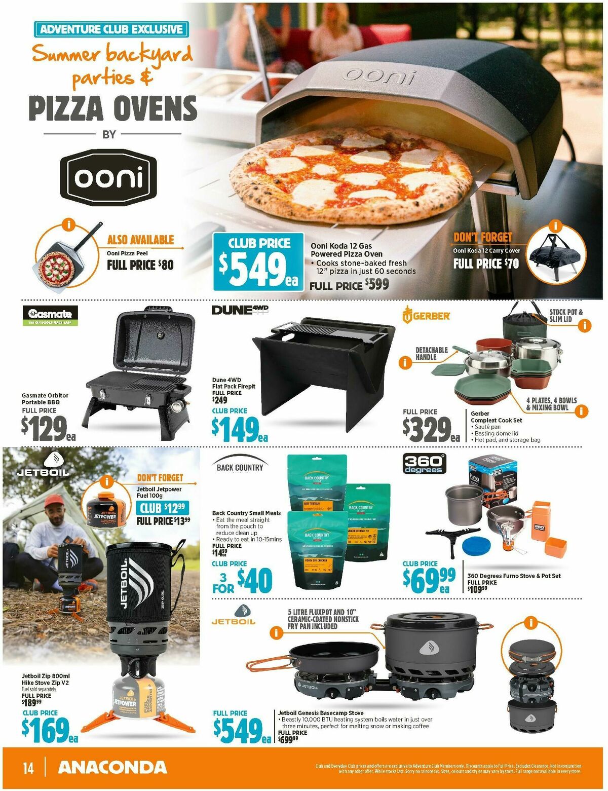 Anaconda Catalogues from 3 December