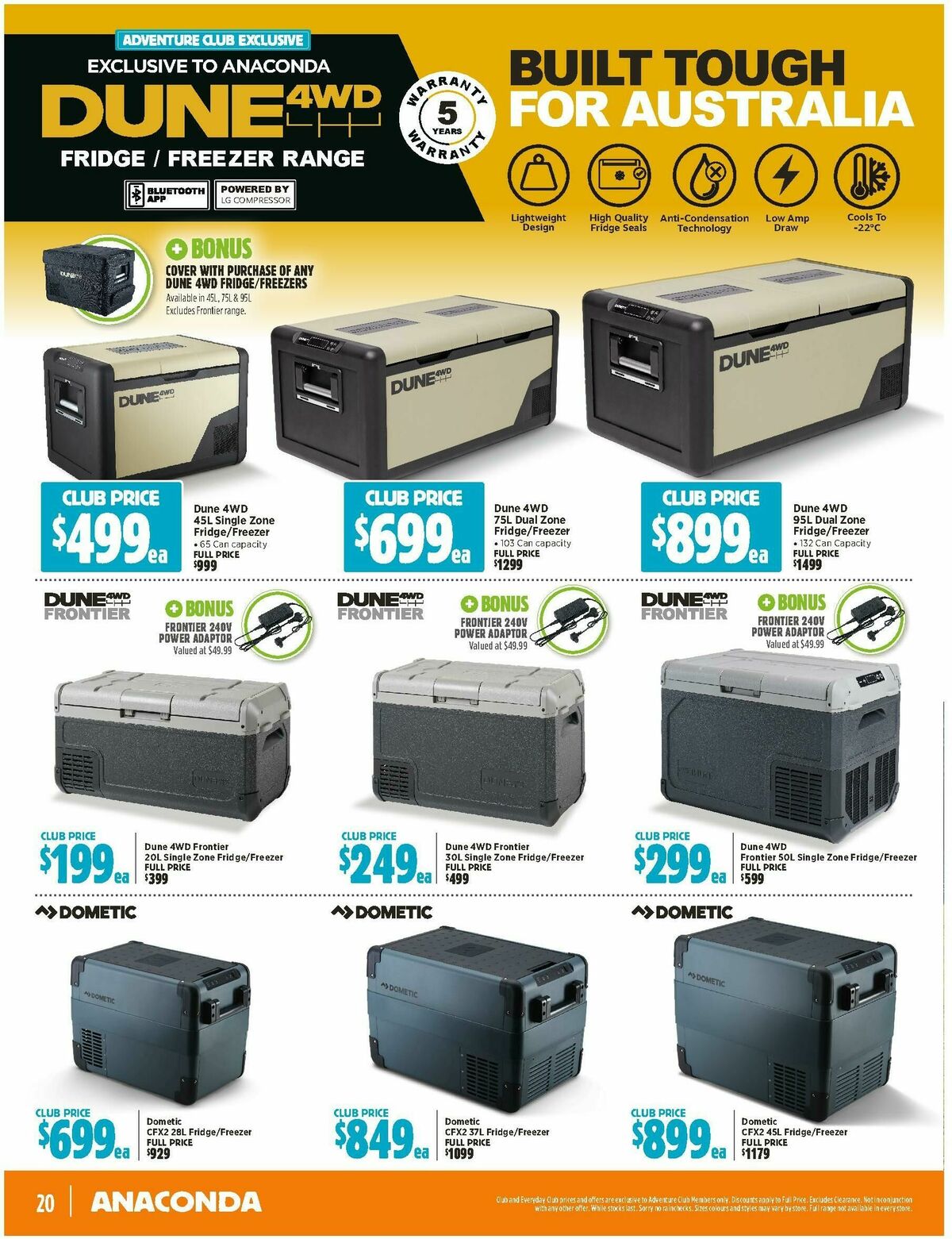 Anaconda Catalogues from 3 December
