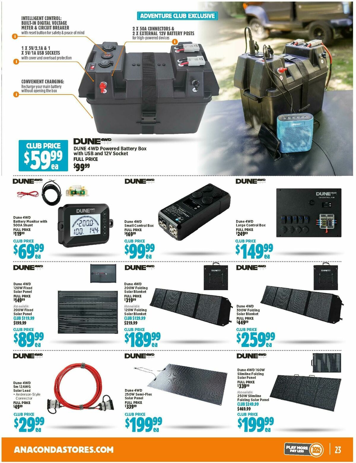 Anaconda Catalogues from 3 December